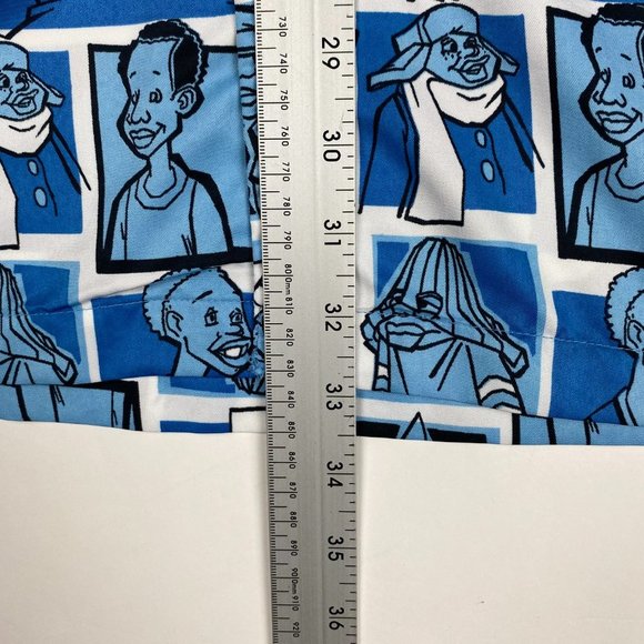 Vintage Fat Albert Platinum Fubu Shirt Mens XL All Over Print Button Front - Picture 9 of 12